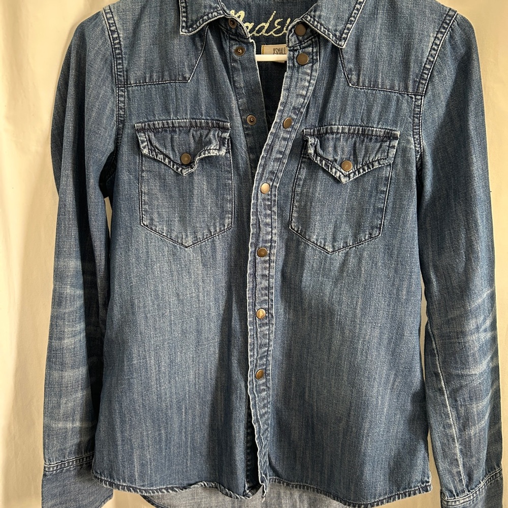 Madewell Denim Button-Up Shirt